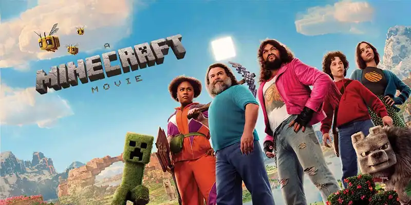 "A Minecraft Movie: A Blockbuster of Blocks and Laughs" Or, "Why I Now Want to Punch a Zombie in the Pixelated Face"